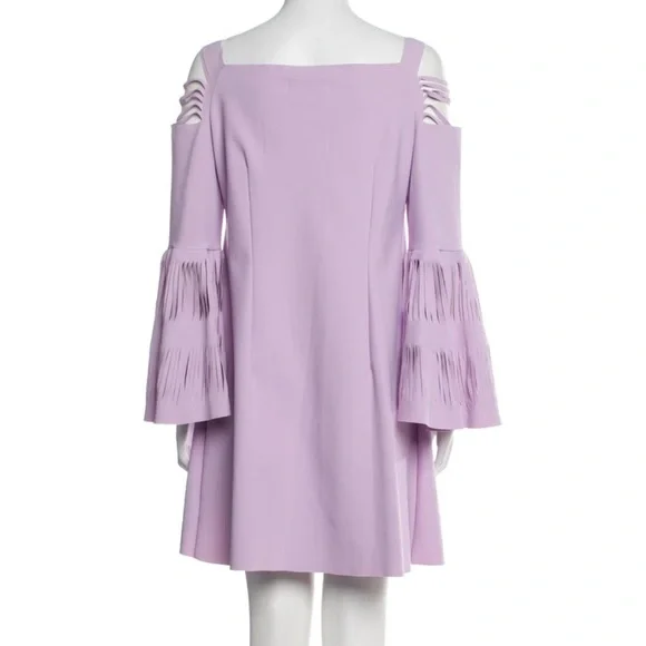 La Petite Robe Chiara Boni lazer cut Long Sleeve Dress, in lavender - Picture 4 of 7